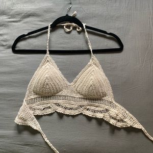 crotchet crop top